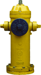 Clow Canada Yellow Fire Hydrant