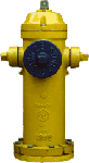 Clow Canada Yellow Fire Hydrant